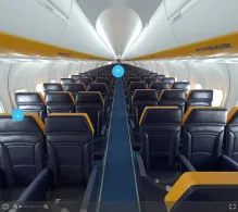Ryanair Boeing 737 MAX 8-200 seat maps 360 panorama view