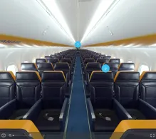 Ryanair Boeing 737-800 seat maps 360 panorama view