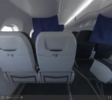 Alaska Airlines Embraer E175 seat maps 360 panorama view