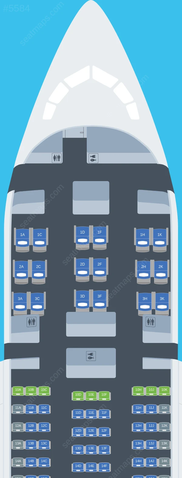 Air Austral Boeing 787-8 seatmap preview
