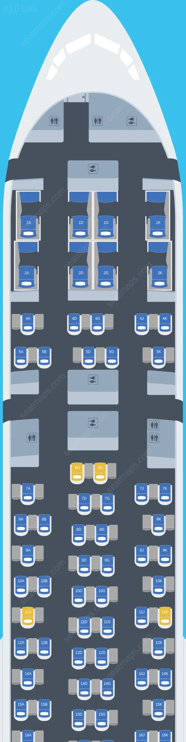 Swiss Boeing 777-300ER seatmap preview
