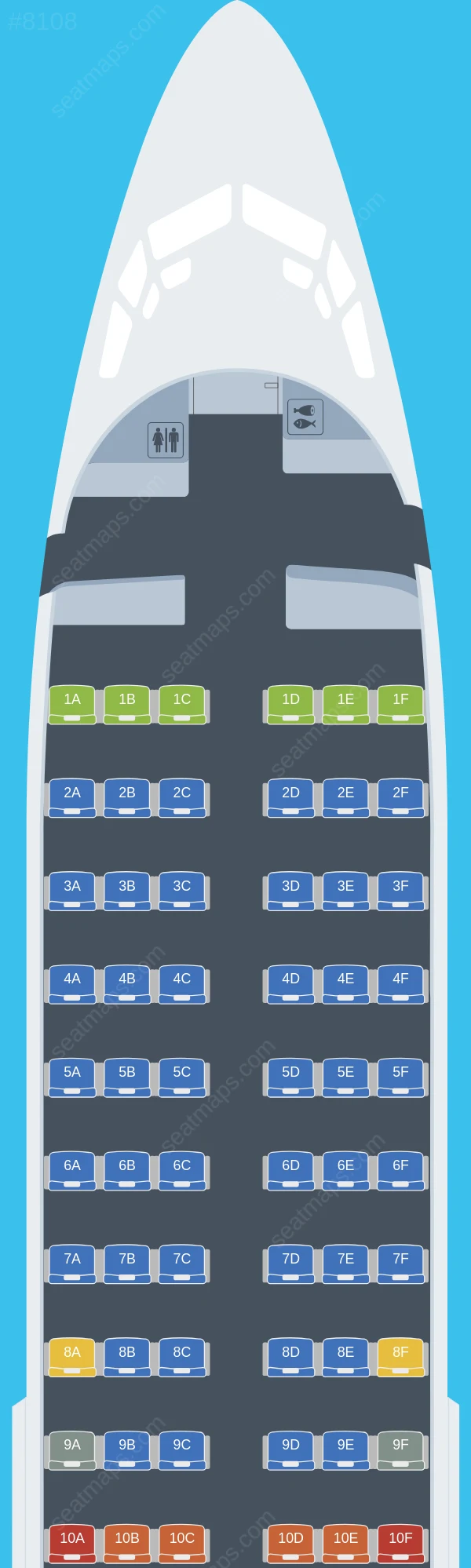 Canadian North Boeing 737-300 seatmap preview