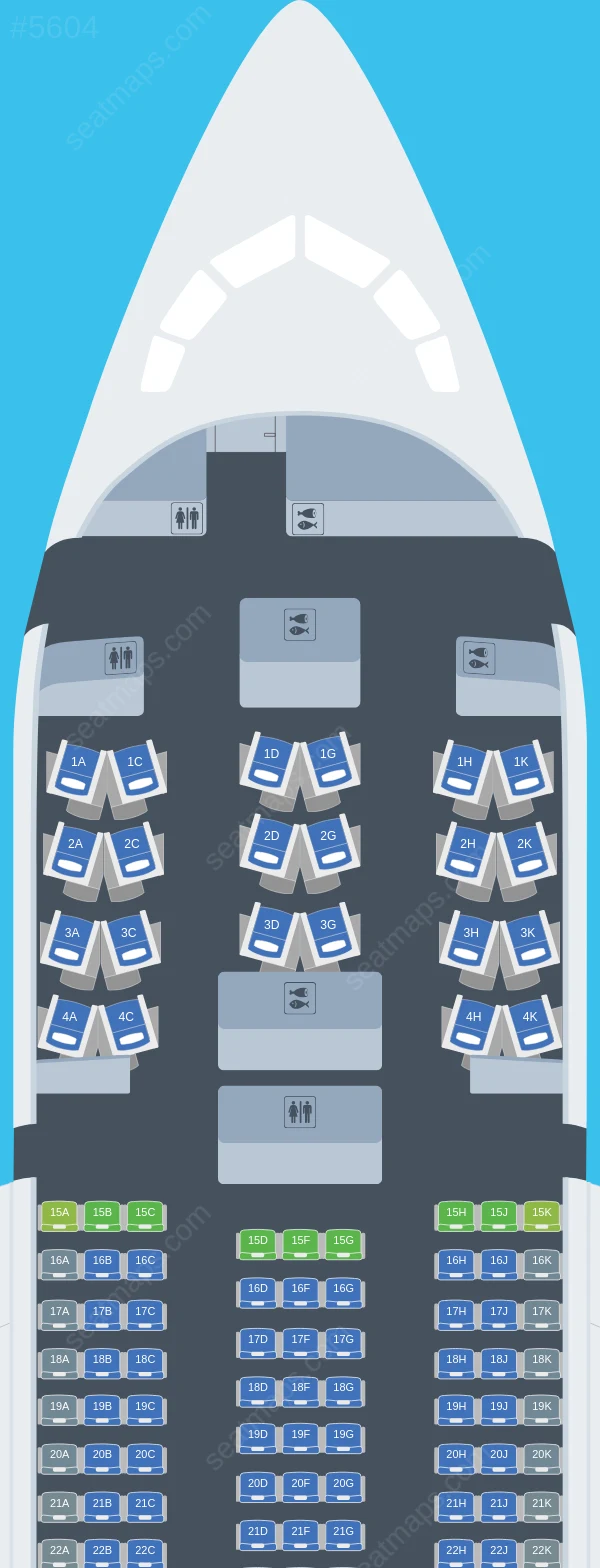 Air Europa Boeing 787-8 V.1 seatmap preview