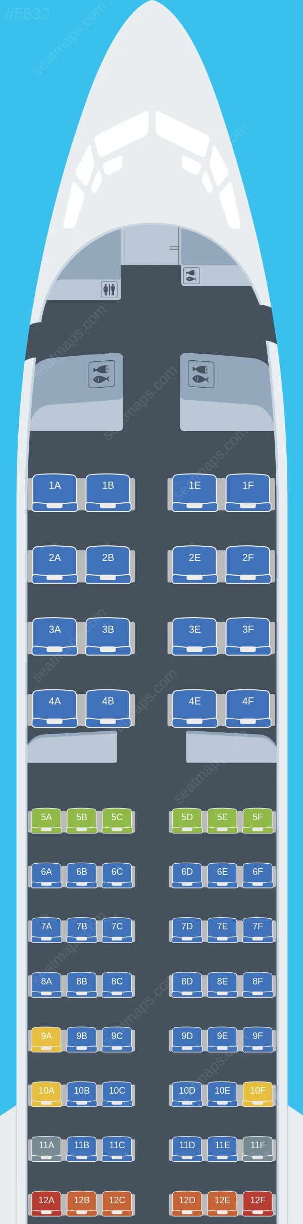 Turkish Airlines Boeing 737-900 ER V.2 seatmap preview