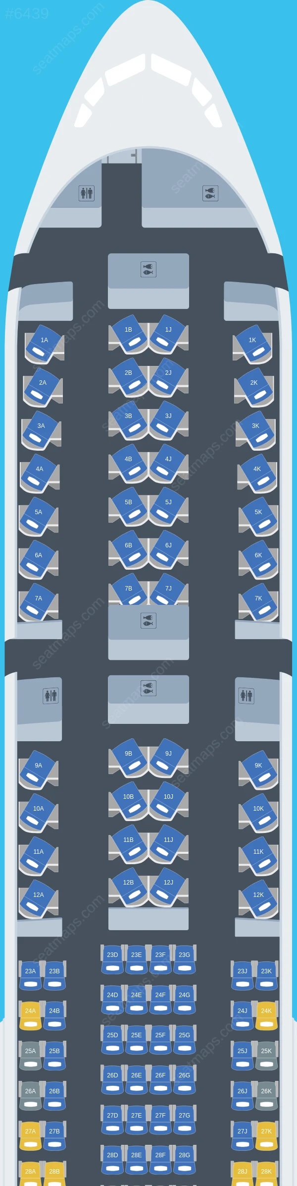 Air New Zealand Boeing 777-300ER V.1 seatmap preview