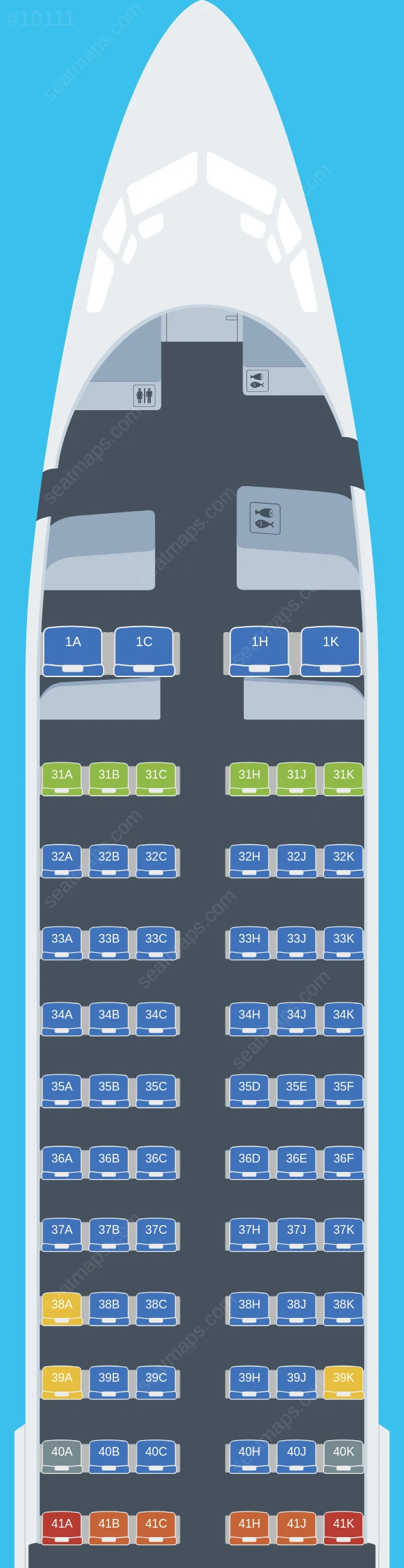 China Southern Boeing 737-800 V.3 seatmap preview