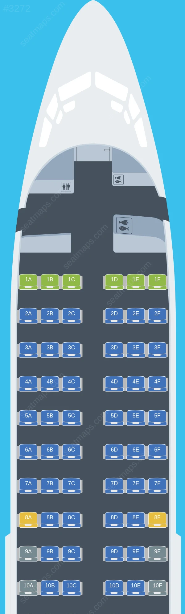 Transavia Boeing 737-700 seatmap preview