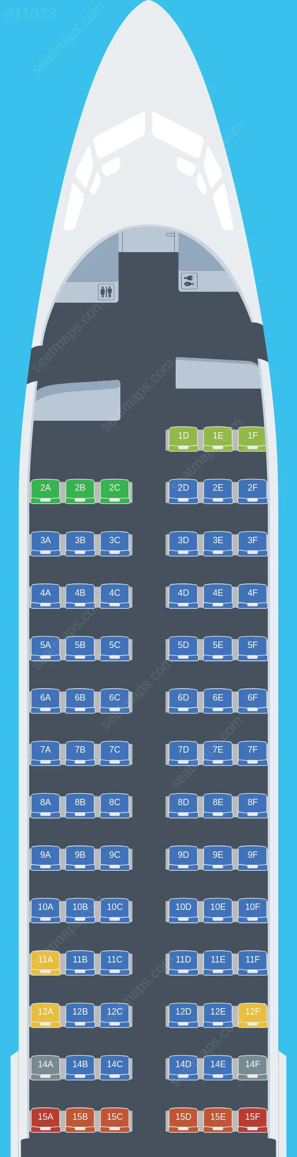 Fly Baghdad Boeing 737-800 V.1 seatmap preview