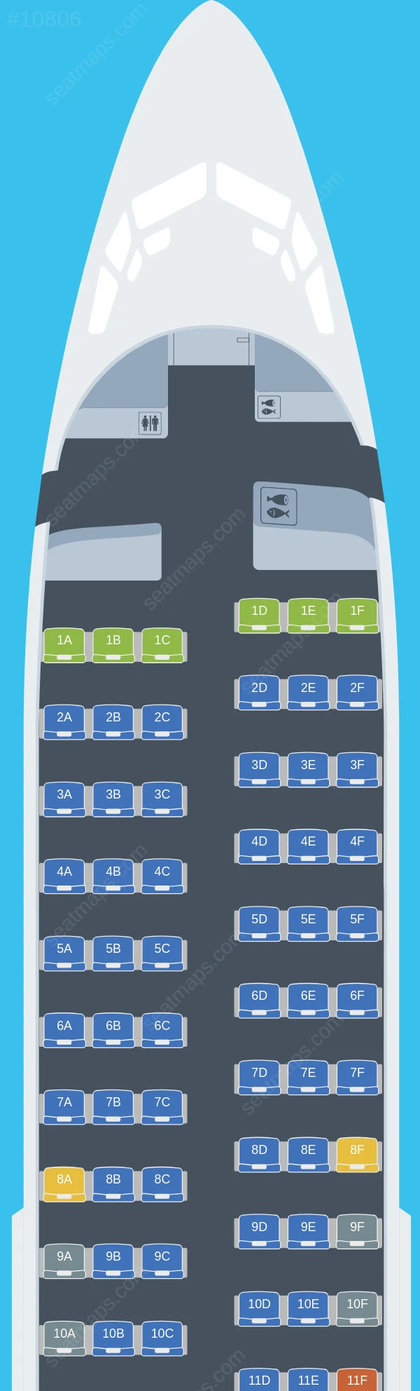 Lumiwings Boeing 737-700 seatmap preview
