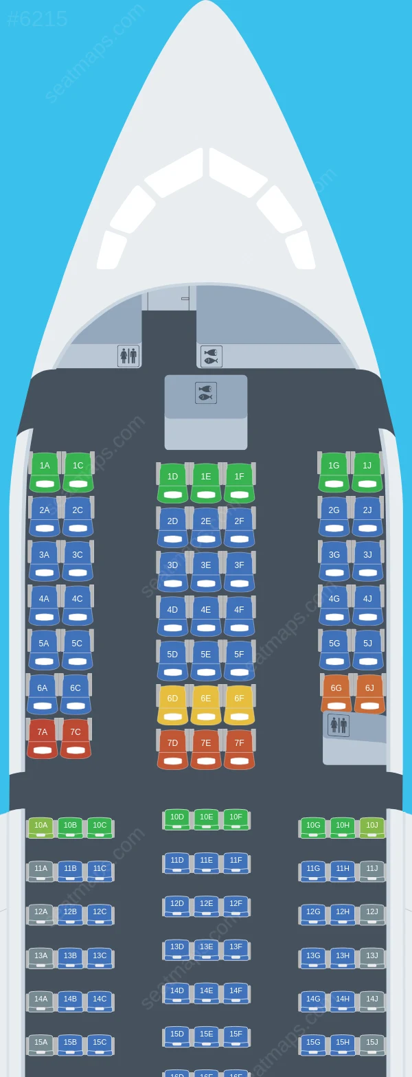 TUI Airways Boeing 787-8 seatmap preview