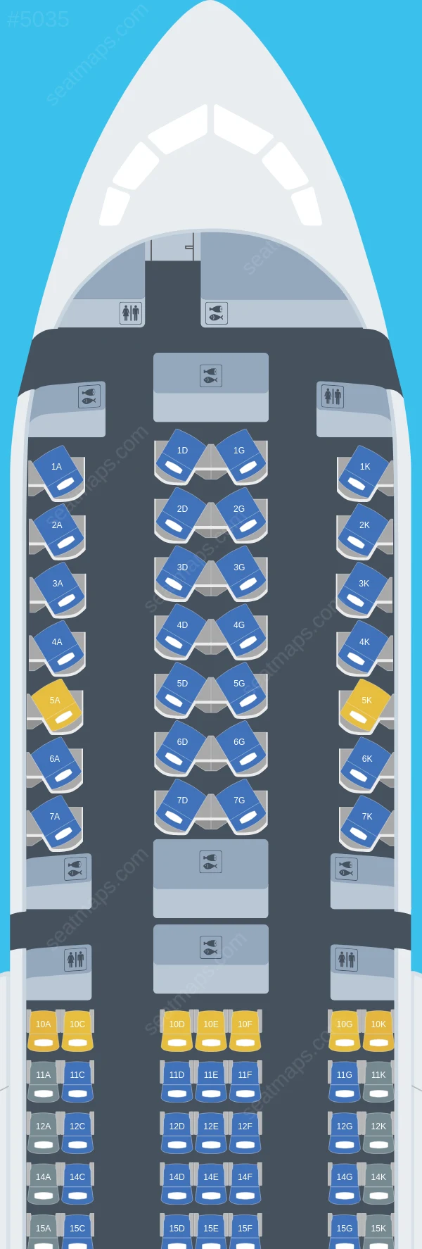 Vietnam Airlines Boeing 787-9 V.1 seatmap preview