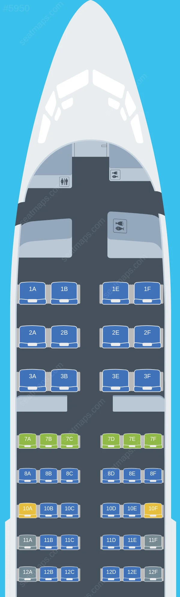 United Boeing 737-700 seatmap preview