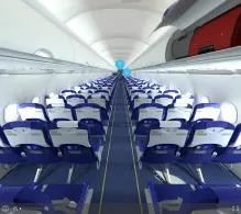 IndiGo Airbus A320neo V.2 seat maps 360 panorama view