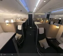 British Airways Airbus A380-800 seat maps 360 panorama view