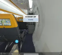 Buzz Boeing 737 MAX 8-200 seat maps 360 panorama view