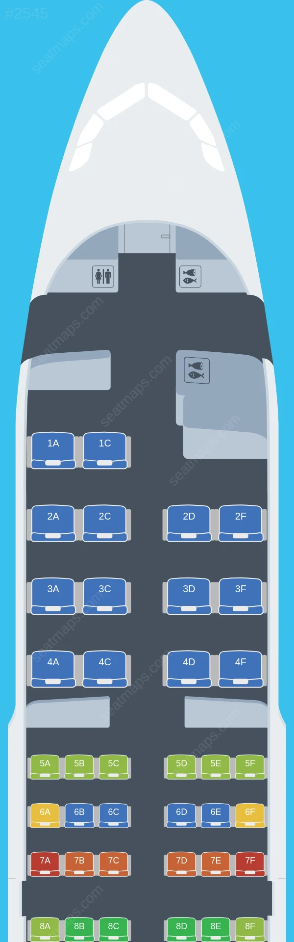 Iberia Airbus A319-100 V.2 seatmap preview