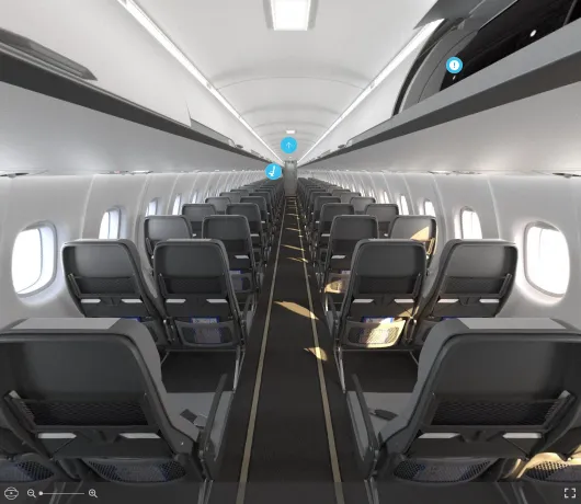 Air Caraibes ATR 72-600 seat maps 360 panorama view