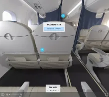 LOT Polish Airlines Embraer E170 V.1 seat maps 360 panorama view