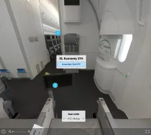 IndiGo Boeing 787-9 seat maps 360 panorama view