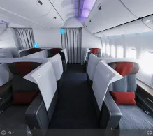 Air China Boeing 777-300ER V.1 seat maps 360 panorama view