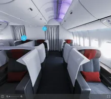 Air China Boeing 777-300 ER V.1 seat maps 360 panorama view