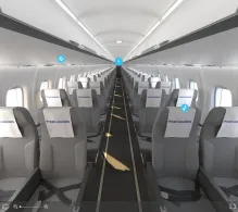 Air Caraibes ATR 72-600 V.2 seat maps 360 panorama view