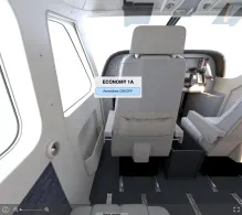 Azul Brazilian Airlines Cessna 208B Grand Caravan seat maps 360 panorama view