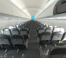 VivaAerobus Airbus A320neo seat maps 360 panorama view