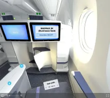Air Caraibes Atlantique Airbus A350-900 seat maps 360 panorama view