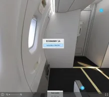 Air New Zealand ATR 72-600 seat maps 360 panorama view