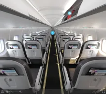 Air New Zealand ATR 72-600 seat maps 360 panorama view