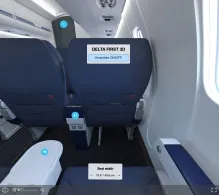Delta Bombardier CRJ900 V.1 seat maps 360 panorama view