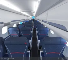 Delta Bombardier CRJ900 V.1 seat maps 360 panorama view