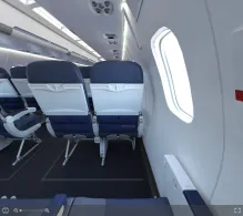 Delta Bombardier CRJ900 V.1 seat maps 360 panorama view