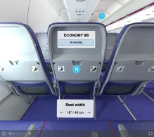Wizz Air Airbus A321-200neo seat maps 360 panorama view