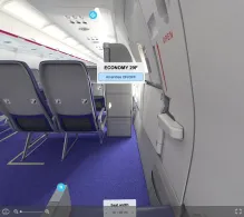 Wizz Air Airbus A321neo XLR seat maps 360 panorama view