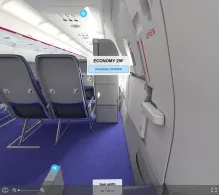Wizz Air Airbus A321neo XLR seat maps 360 panorama view