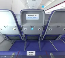 Wizz Air Airbus A321neo XLR seat maps 360 panorama view