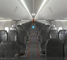 SkyUp Airlines Boeing 737-800 seat maps 360 panorama view