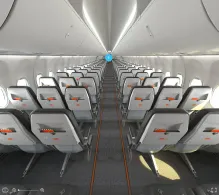 SkyUp Airlines Boeing 737-800 seat maps 360 panorama view