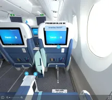 French Bee Airbus A350-1000 seat maps 360 panorama view