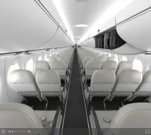 airBaltic Airbus A220-300 V.3 seat maps 360 panorama view