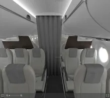 airBaltic Airbus A220-300 V.3 seat maps 360 panorama view