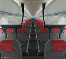 Air Arabia Airbus A320-200 V.1 seat maps 360 panorama view