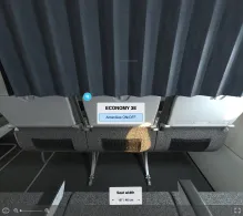 Air Arabia Airbus A320-200 V.1 seat maps 360 panorama view