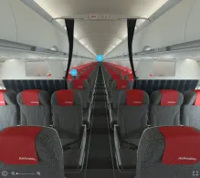 Air Arabia Airbus A320-200 V.1 seat maps 360 panorama view