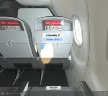 Air Arabia Airbus A320-200 V.1 seat maps 360 panorama view
