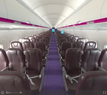 Wizz Air Airbus A320-200 V.2 seat maps 360 panorama view