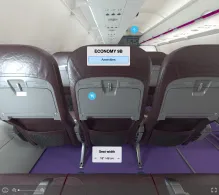 Wizz Air Airbus A320-200 V.2 seat maps 360 panorama view