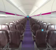 Wizz Air Airbus A320-200 V.2 seat maps 360 panorama view